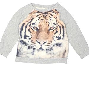 Popupshop Toddler Organic Cotton Tiger Sweatshirt